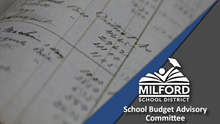 Thumbnail image for School Budget Advisory Committee Meeting - November 12, 2025